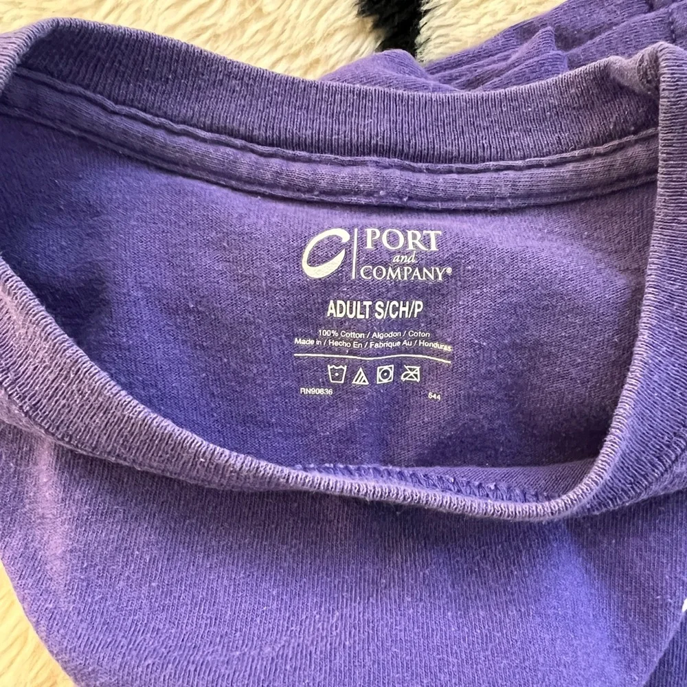 Trader Joe’s Long Sleeve Crew Shirt in Purple - Picture 8 of 8